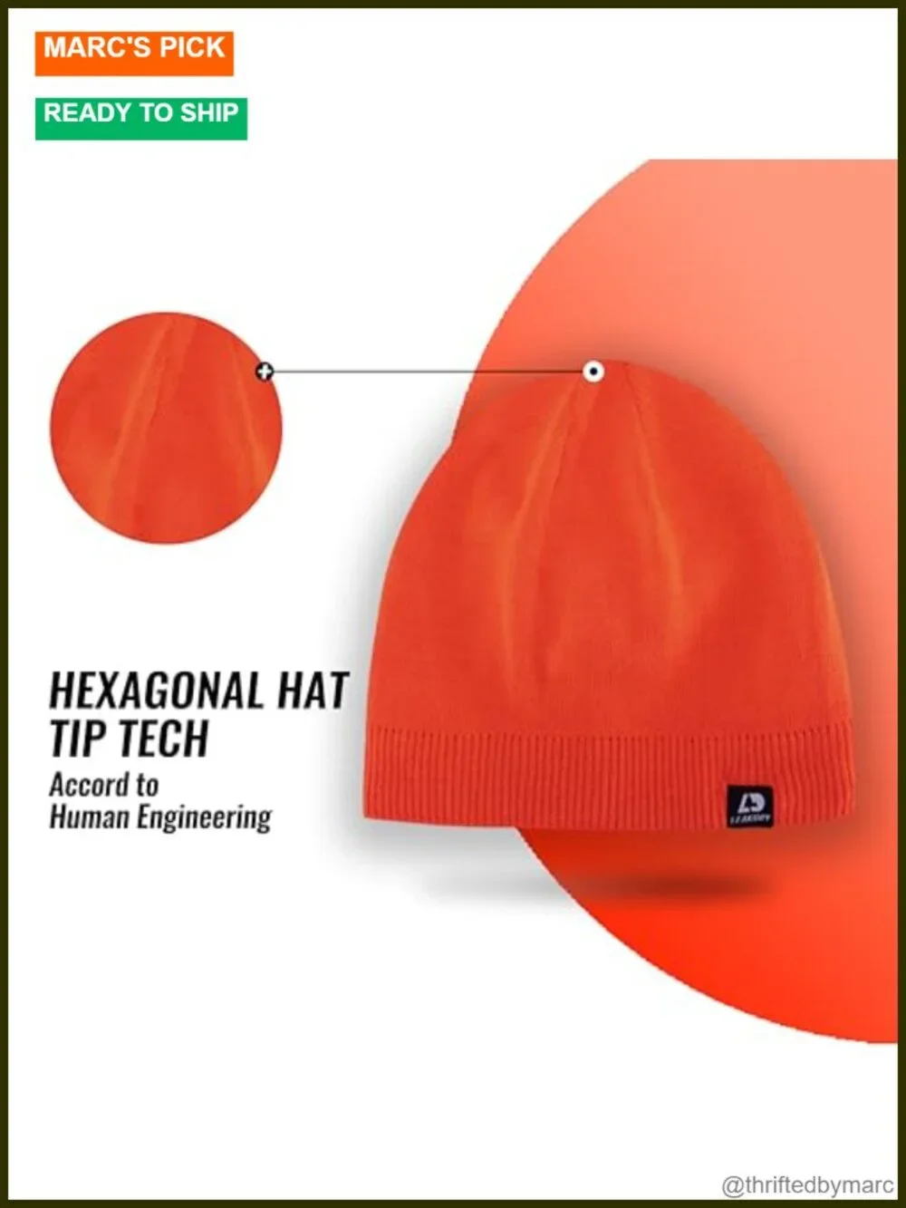 3-Layer Waterproof Beanie, Fleece Lined, Windproof Winter Hat for Skiing